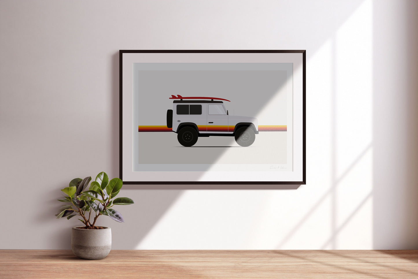 Land Rover Defender Art Print Digital Download