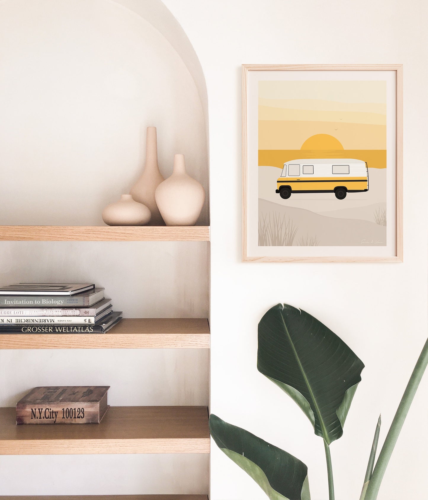 Camper Van Mercedes 508D Art Print Digital Download