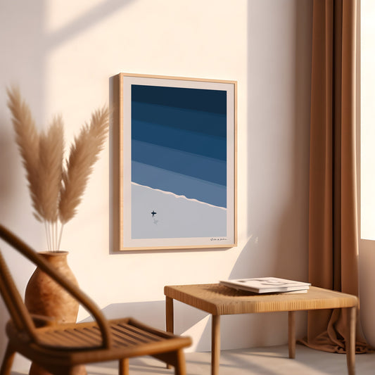 Surf Waves Art Print Digital Download