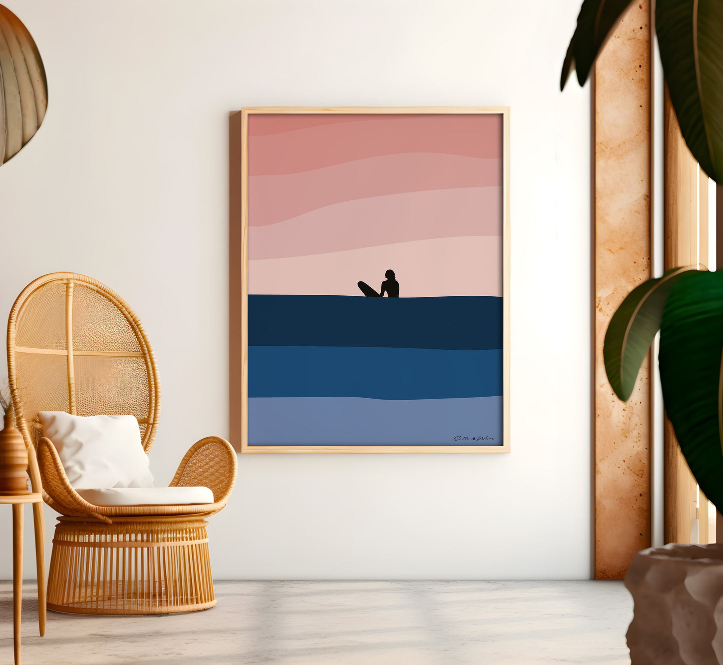 Surfer Girl Art Print