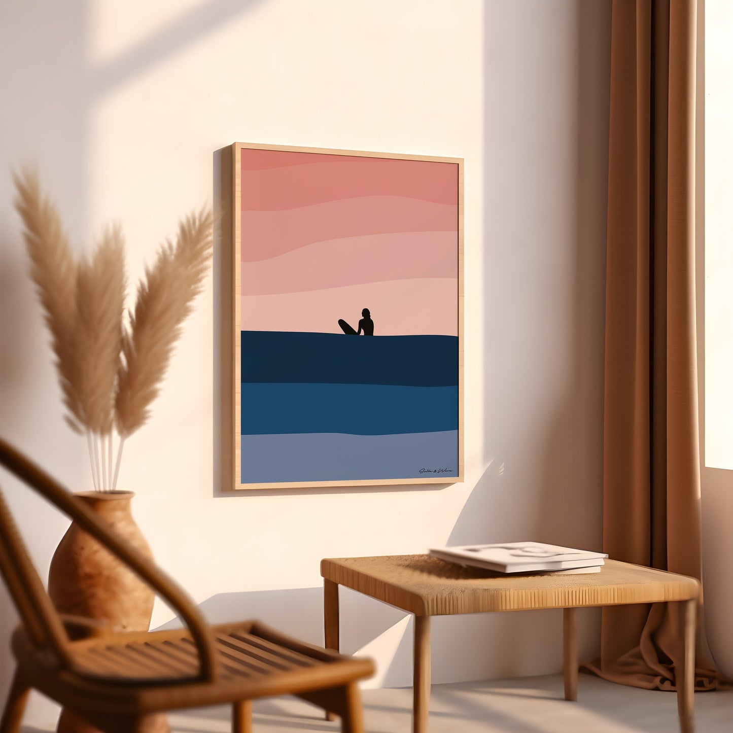 Surfer Girl Art Print