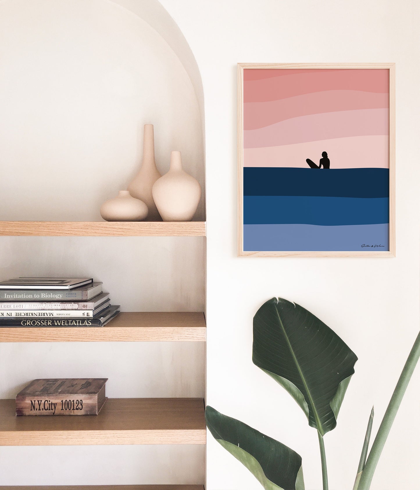 Surfer Girl Art Print