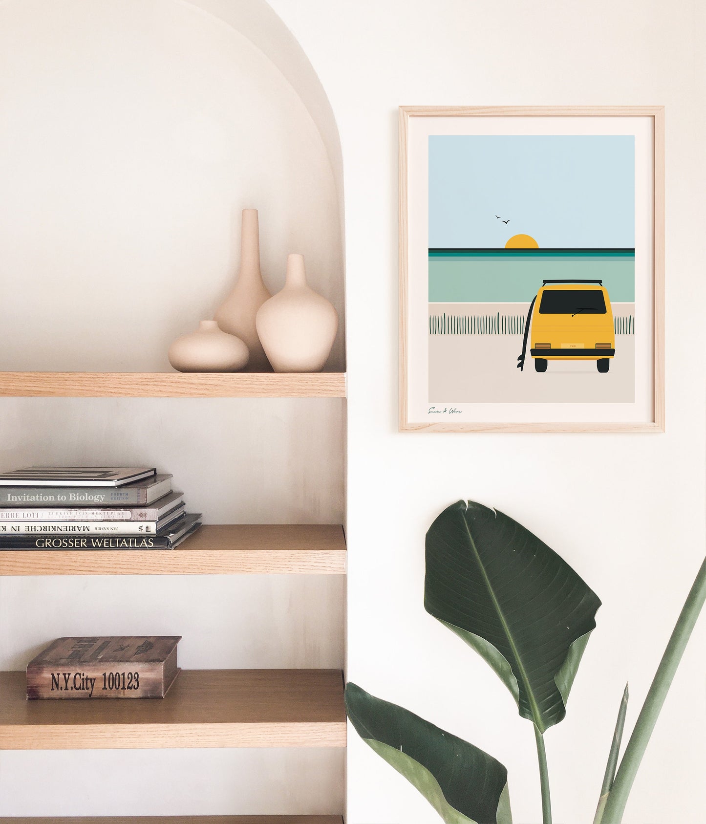 VW T3 Camper Van Art Print