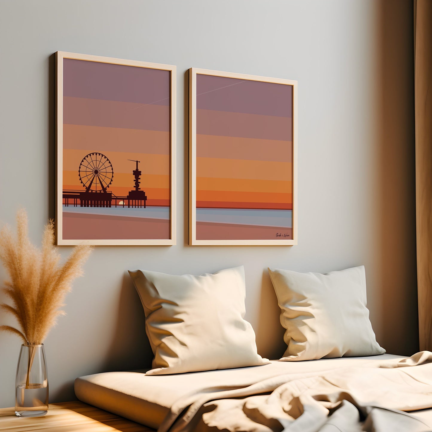 Scheveningen Pier Art Print Digital Download